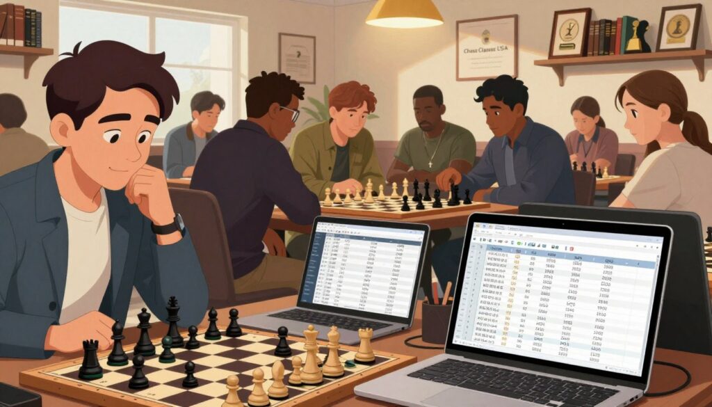 USCF rating calculation