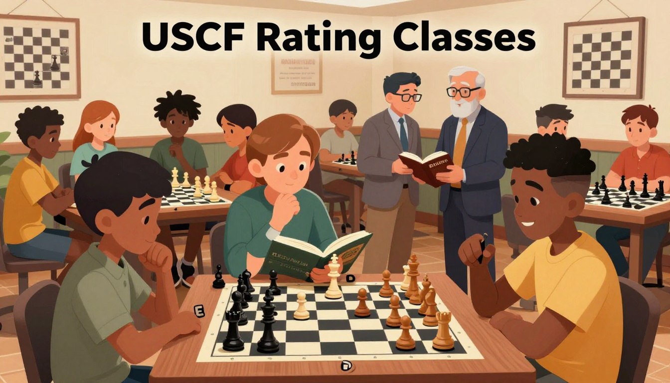USCF Rating Classes Explained: Beginner, Class E, Class D, Expert, and Master