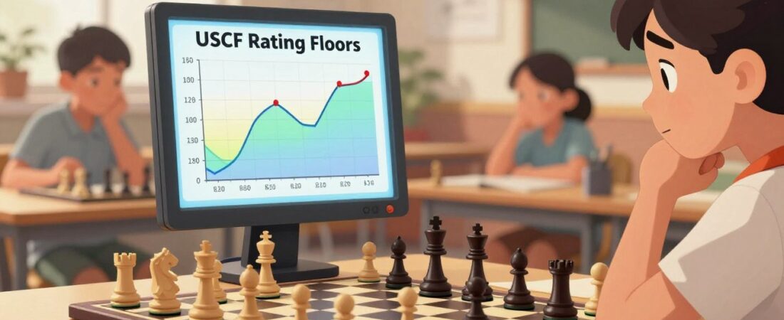 USCF Rating Floors Explained: Why Some Ratings Stop Dropping