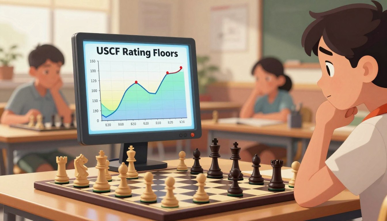 USCF Rating Floors Explained: Why Some Ratings Stop Dropping